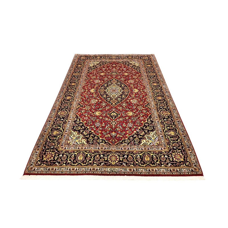 Keshan Teppich 138x211cm - Perserteppich - rot