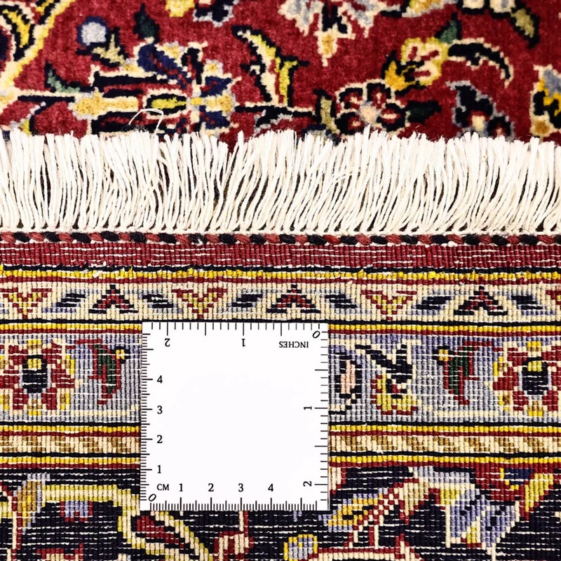 Keshan Teppich 138x211cm - Perserteppich - rot