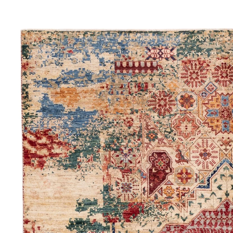 Designer Teppich 169x236cm - mehrfarbig
