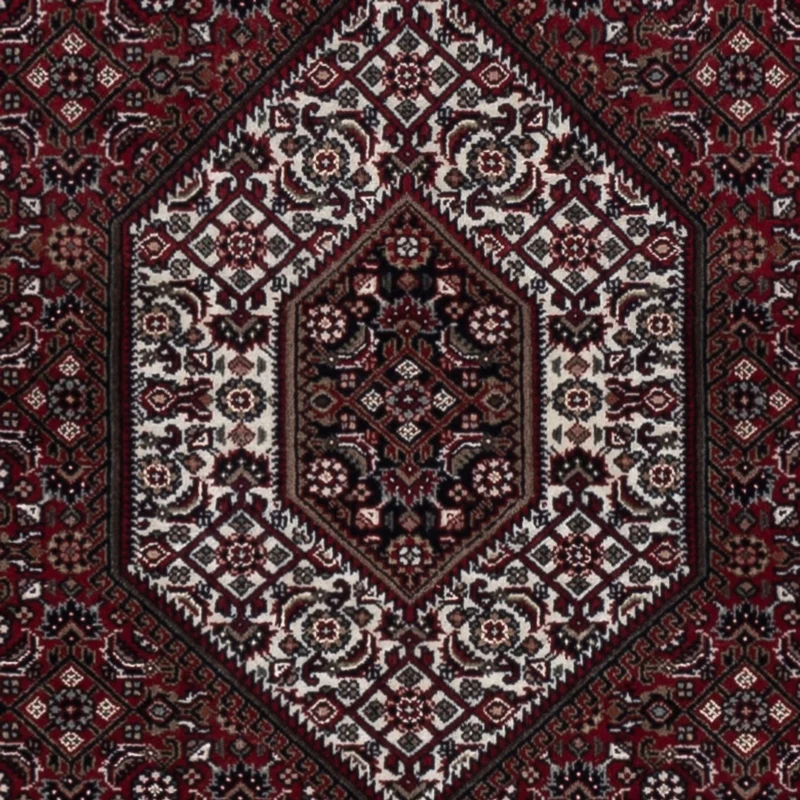 Indo Bidjar Teppich 122x184cm - Orientteppich - dunkelbeige