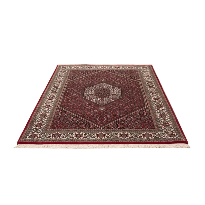 Indo Bidjar Teppich 122x184cm - Orientteppich - dunkelbeige