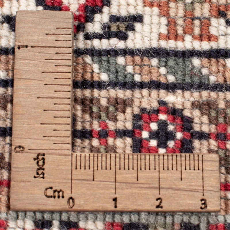 Indo Bidjar Teppich 122x184cm - Orientteppich - dunkelbeige