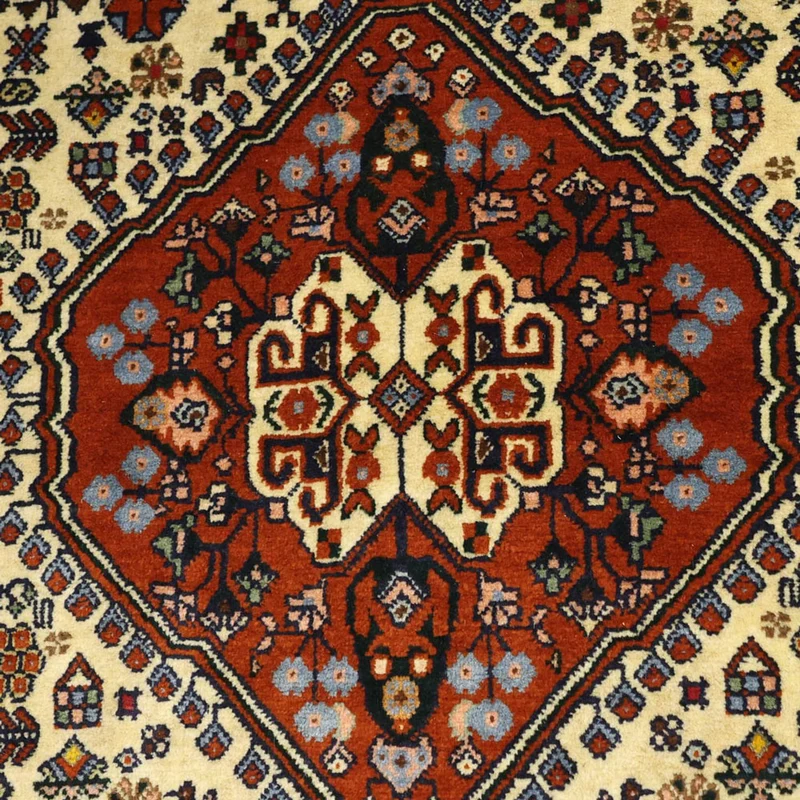 Abadeh Teppich 103x140cm - Perserteppich - creme