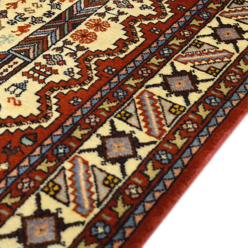 Abadeh Teppich 103x140cm - Perserteppich - creme