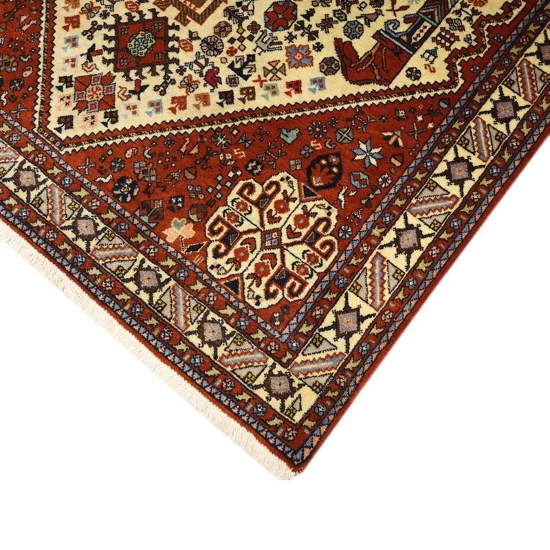 Abadeh Teppich 103x140cm - Perserteppich - creme