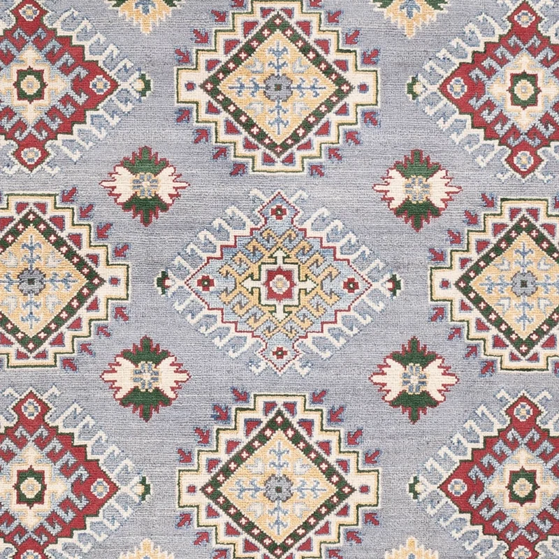 Kazak Teppich 202x313cm - Orientteppich - hellblau
