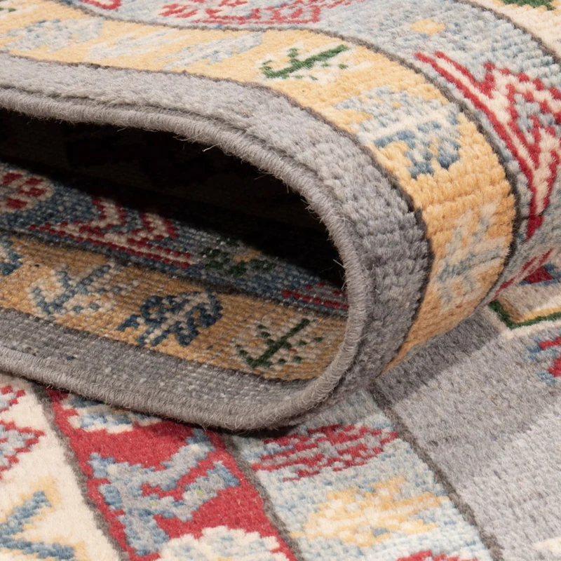 Kazak Teppich 202x313cm - Orientteppich - hellblau