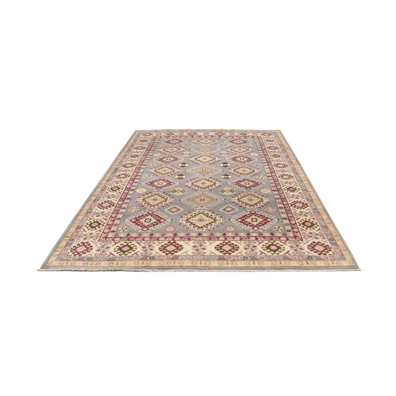 Kazak Teppich 202x313cm - Orientteppich - hellblau