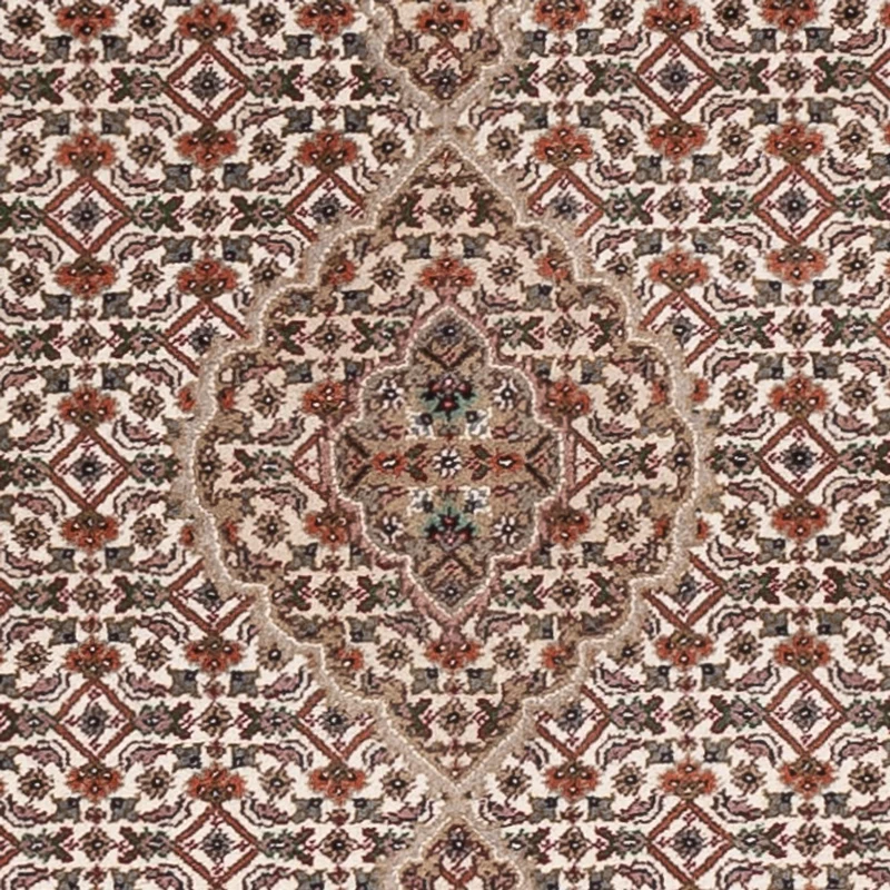 Indo Täbriz Teppich 84x315cm - Orientteppich - dunkelbeige