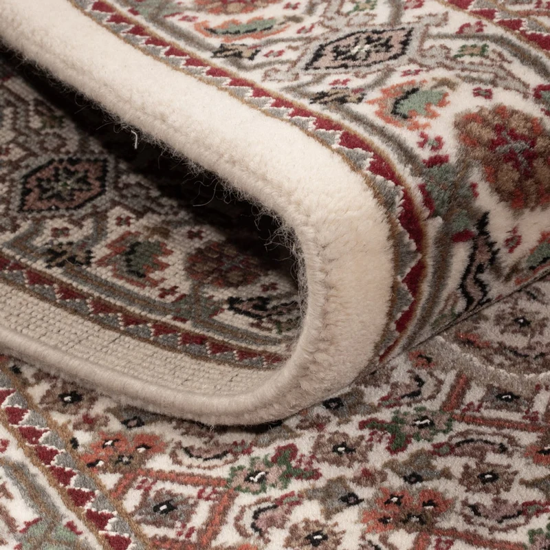 Indo Täbriz Teppich 84x315cm - Orientteppich - dunkelbeige