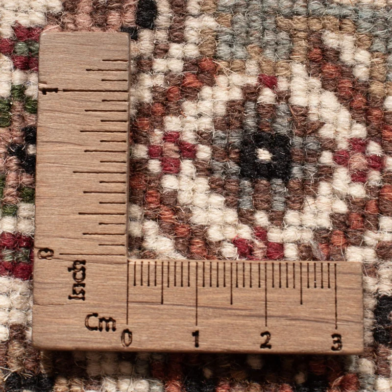 Indo Täbriz Teppich 84x315cm - Orientteppich - dunkelbeige