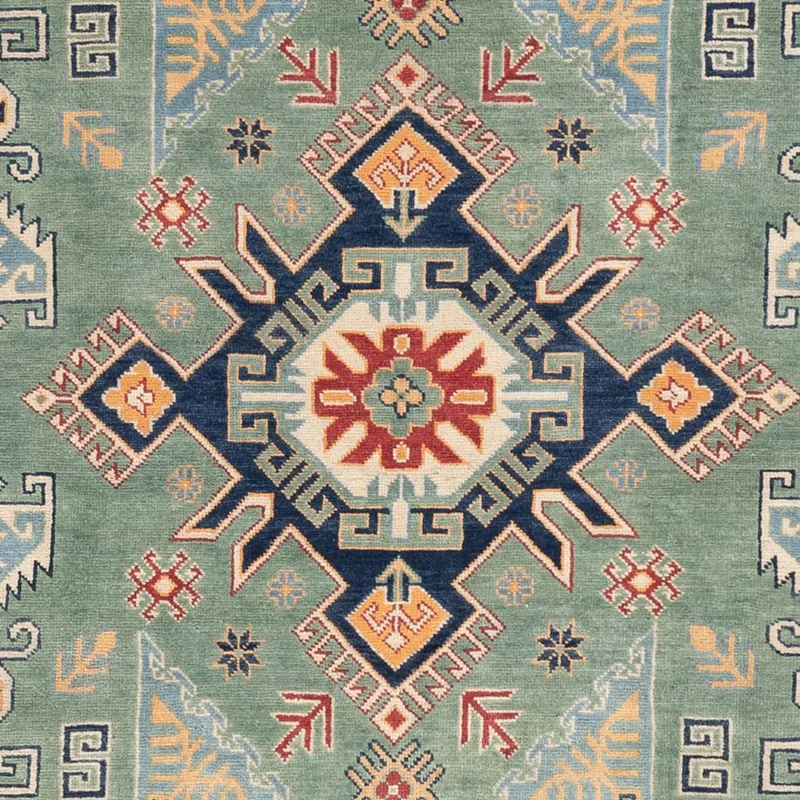 Kazak Teppich 211x297cm - Orientteppich - grün