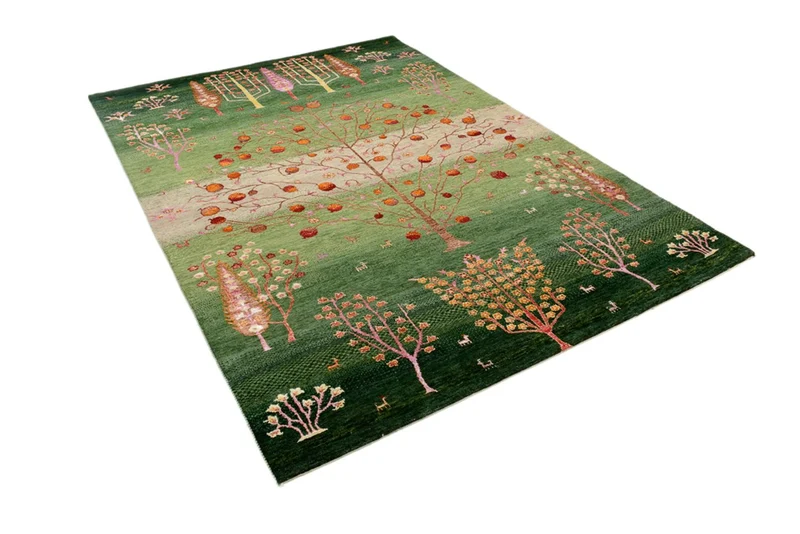 Gabbeh Teppich - Loribaft Indus - 171 x 246 cm - mehrfarbig