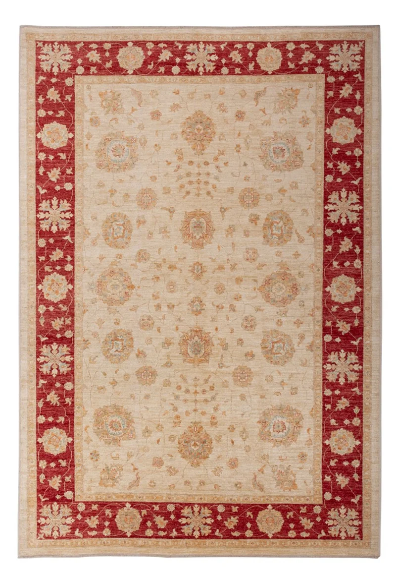 Ziegler Teppich 205x299cm - Orientteppich - beige