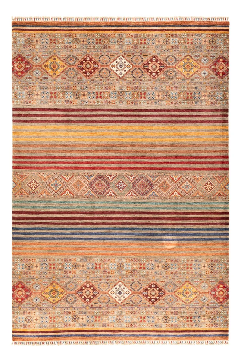 Shal Teppich 206x297cm - Orientteppich - mehrfarbig