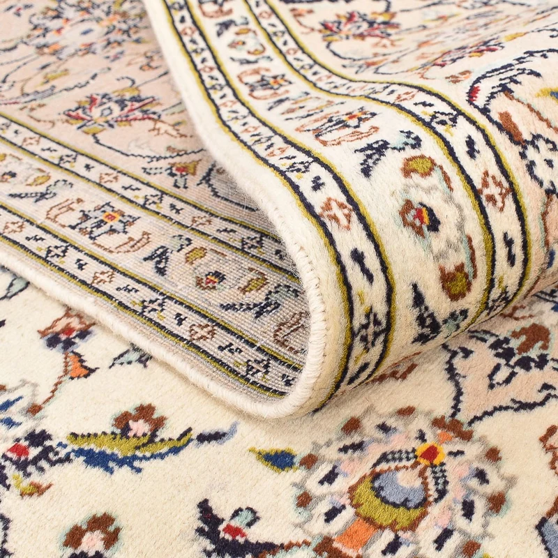 Perserteppich - Keshan - 200 x 300 cm - hellbeige