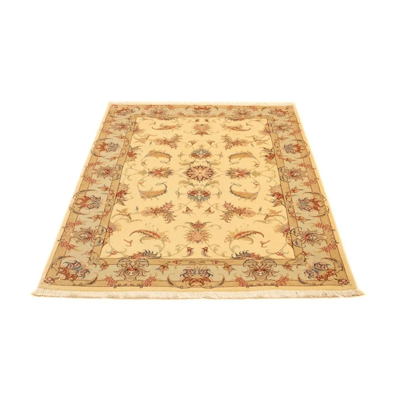 Täbriz - 50 Raj Teppich 101x150cm - Perserteppich - beige