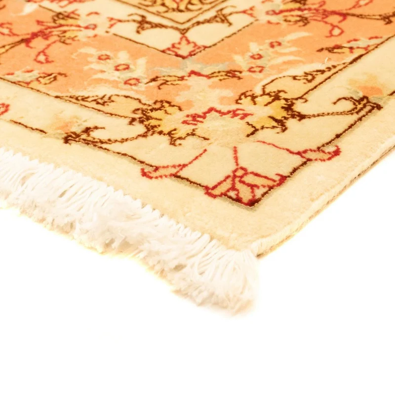 Täbriz - 50 Raj Teppich 100x152cm - Perserteppich - beige