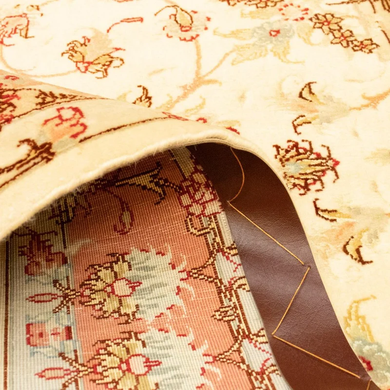 Täbriz - 50 Raj Teppich 100x152cm - Perserteppich - beige