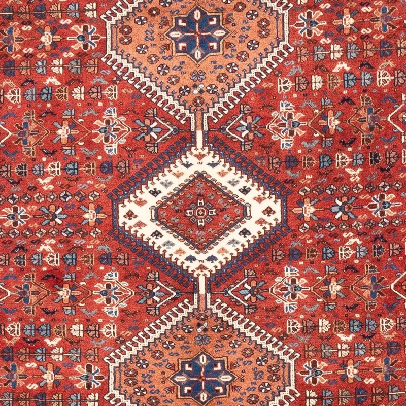 Abadeh Teppich 155x230cm - Perserteppich - rot