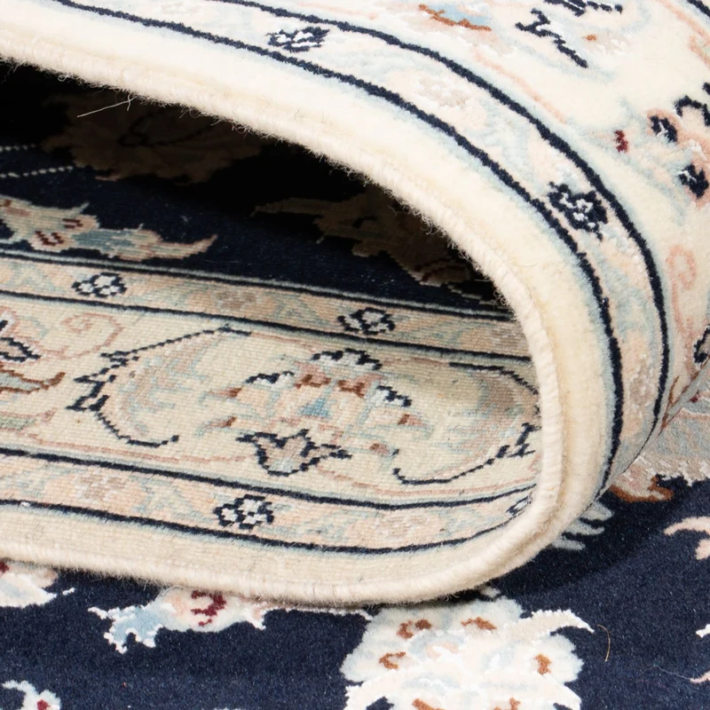 Nain - 6La Teppich 81x296cm - Perserteppich - dunkelblau