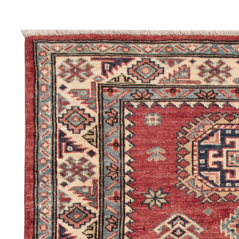 Kazak Teppich 89x115cm - Orientteppich - rot