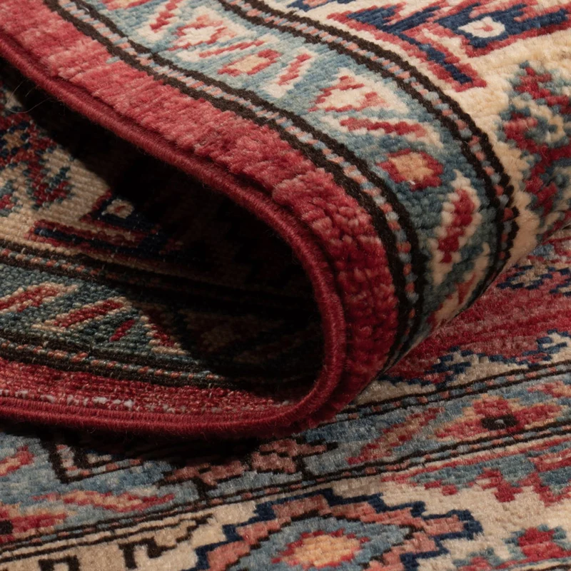 Kazak Teppich 89x115cm - Orientteppich - rot