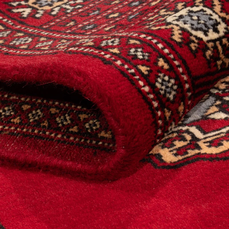 Pakistan Teppich 79x247cm - Orientteppich - rot