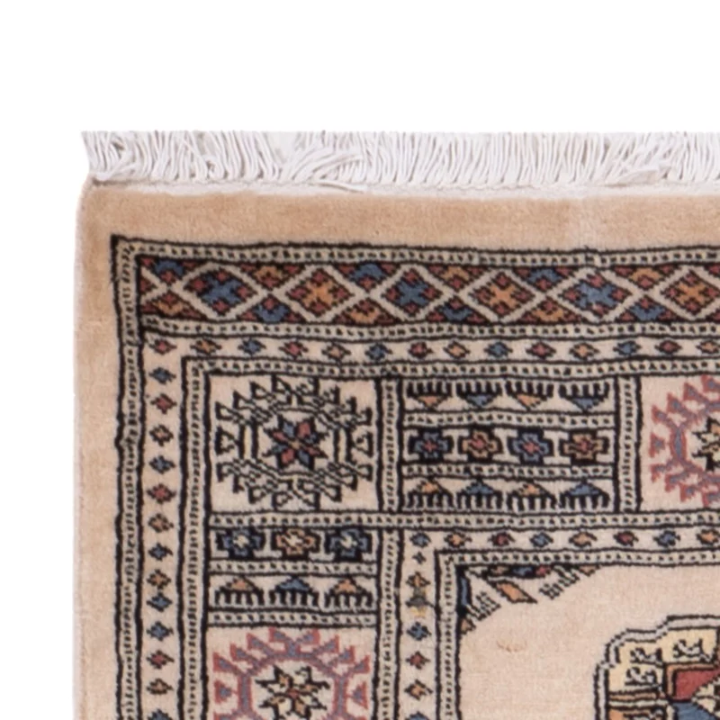 Pakistan Teppich 77x249cm - Orientteppich - beige