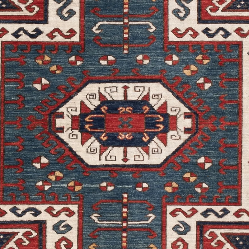Kazak Teppich 146x198cm - Orientteppich - mehrfarbig