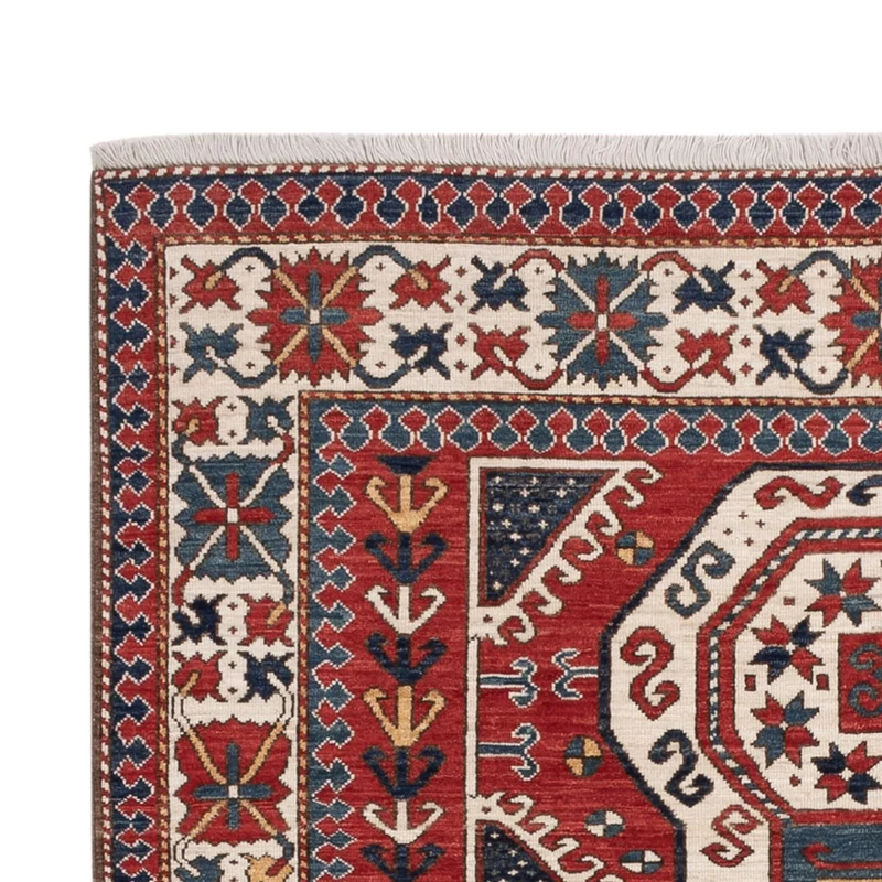 Kazak Teppich 146x198cm - Orientteppich - mehrfarbig