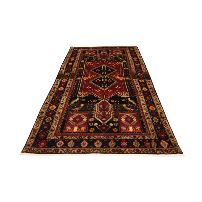Kolyai Teppich 150x285cm - Perserteppich - dunkelrot