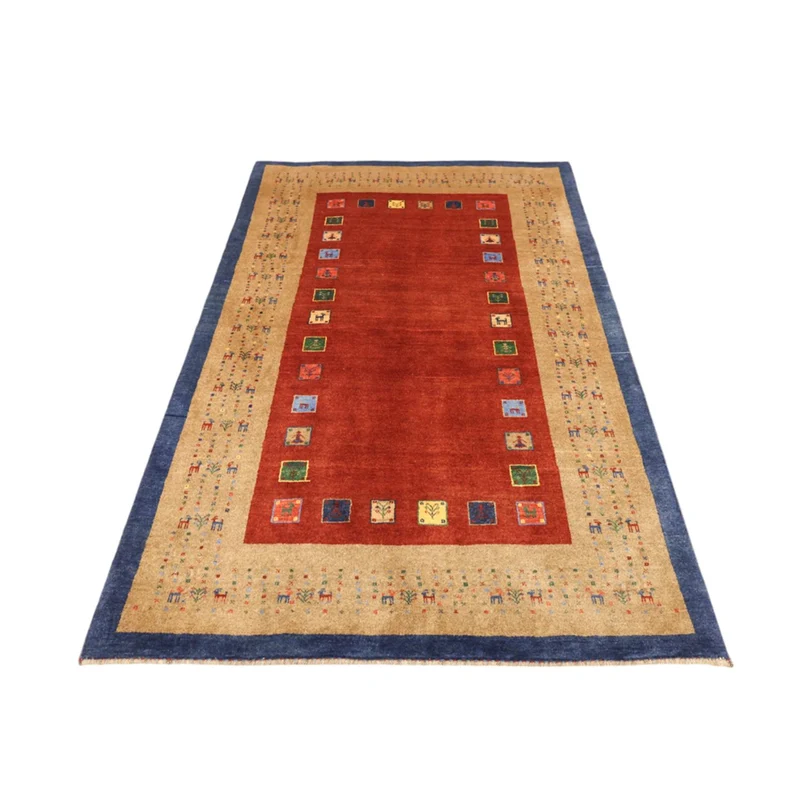 Kaschkuli Teppich 121x184cm - Perserteppich - rot