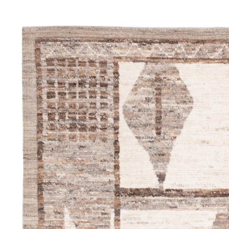 Berber Teppich 196x250cm - Wollteppich - mehrfarbig