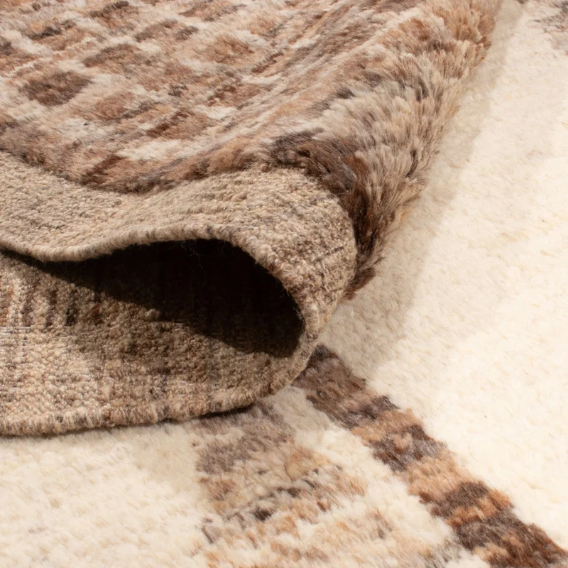 Berber Teppich 196x250cm - Wollteppich - mehrfarbig