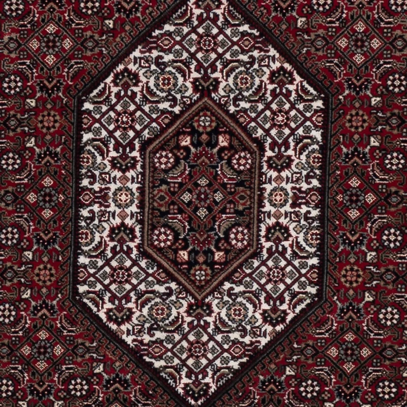 Indo Bidjar Teppich 138x202cm - Orientteppich - dunkelbraun