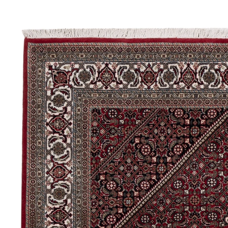 Indo Bidjar Teppich 138x202cm - Orientteppich - dunkelbraun