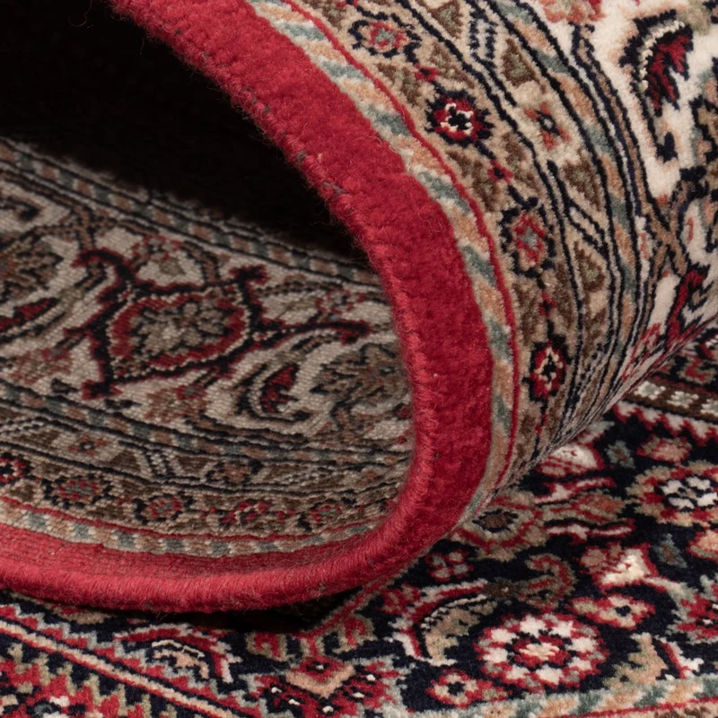 Indo Bidjar Teppich 138x202cm - Orientteppich - dunkelbraun