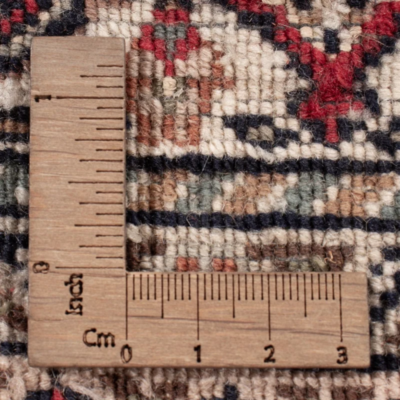 Indo Bidjar Teppich 138x202cm - Orientteppich - dunkelbraun