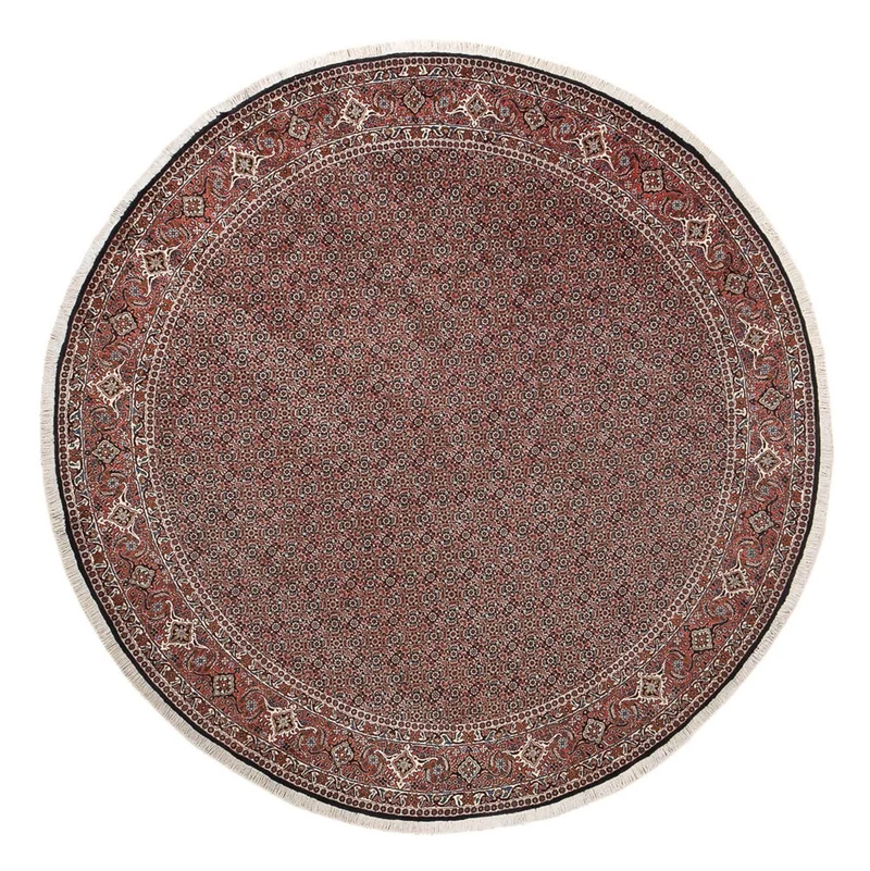 Bidjar Teppich 300x300cm - Perserteppich - dunkelrot