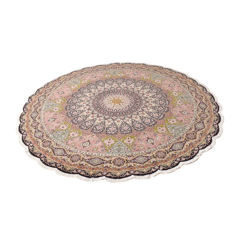 Täbriz - 50 Raj Teppich 250x250cm - Perserteppich - mehrfarbig