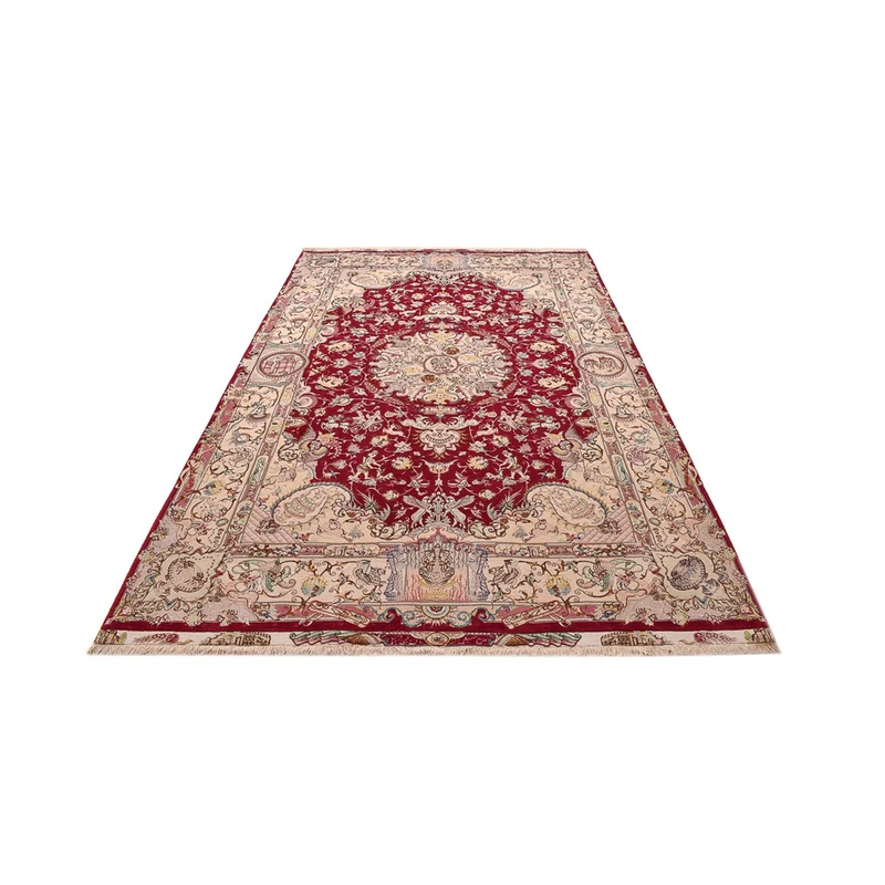 Perserteppich - Täbriz - Royal - 198 x 305 cm - rot