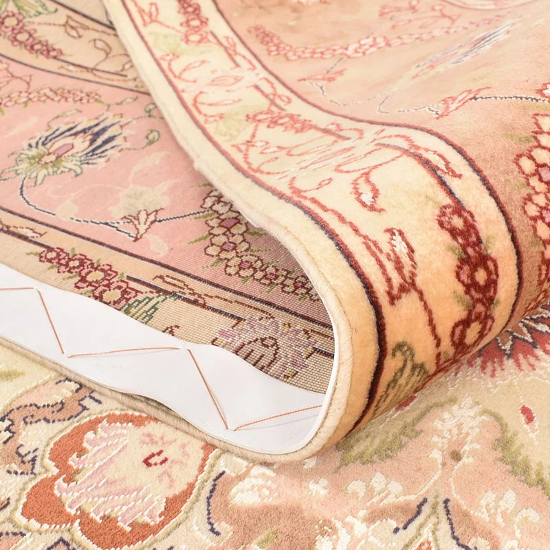 Täbriz - 50 Raj Teppich 200x300cm - Perserteppich - hellbeige