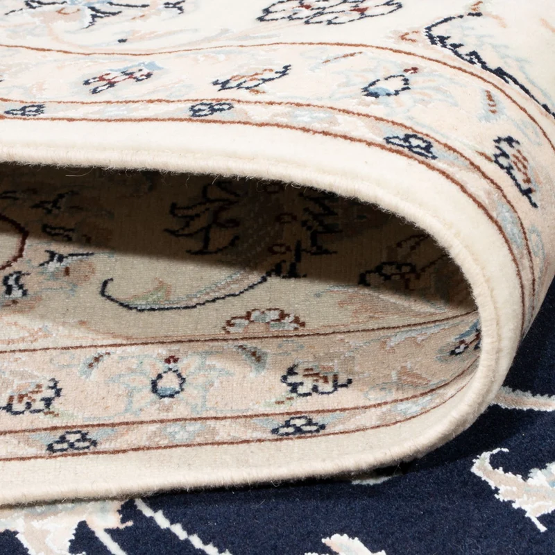 Nain - 6La Teppich 200x297cm - Perserteppich - dunkelblau