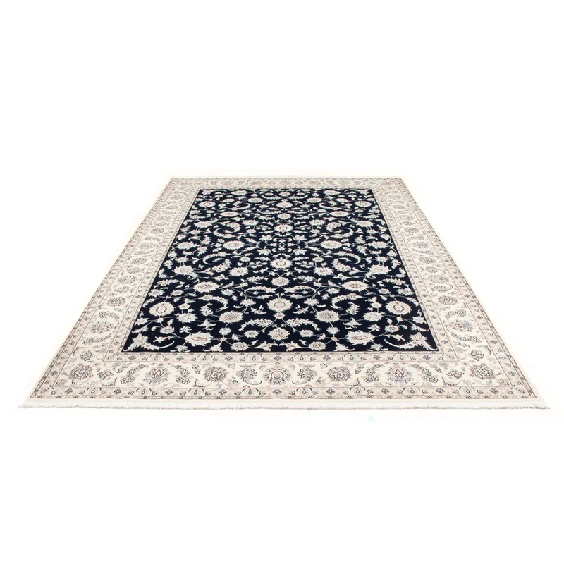 Nain - 6La Teppich 200x297cm - Perserteppich - dunkelblau