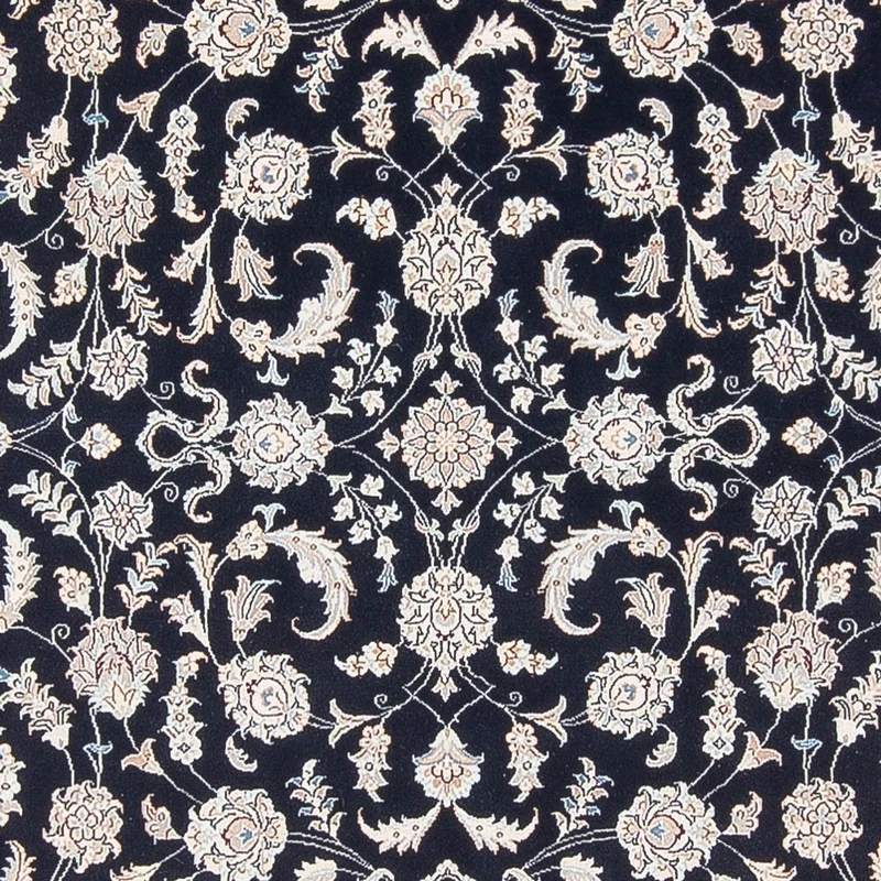 Nain - 6La Teppich 198x298cm - Perserteppich - dunkelblau