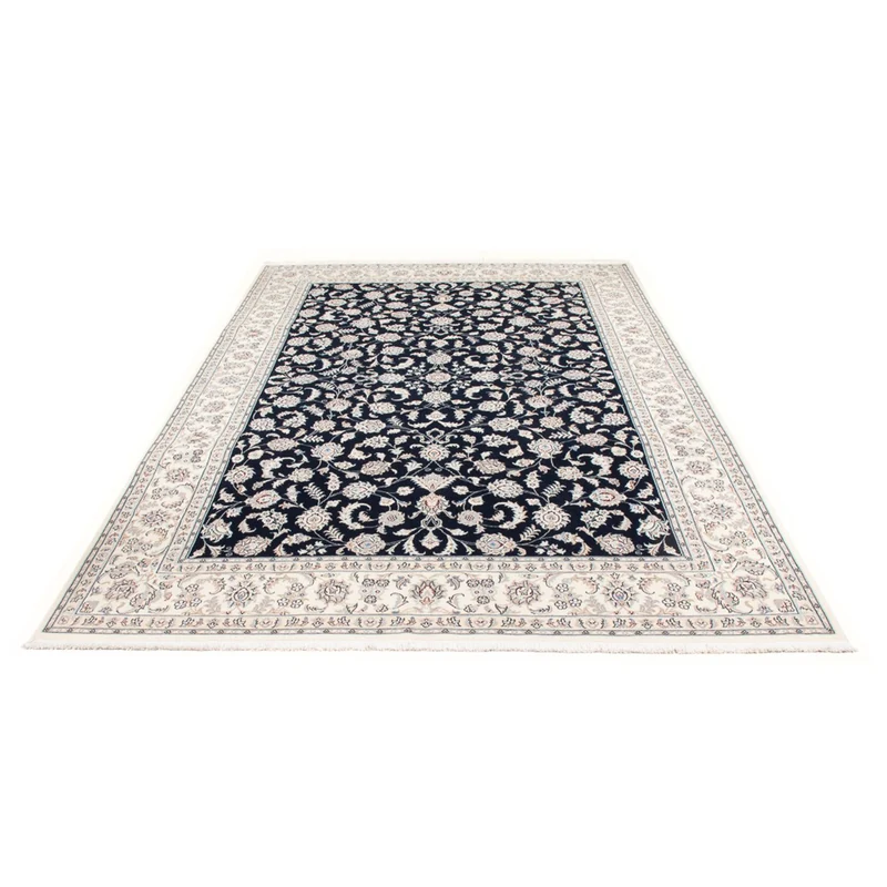 Nain - 6La Teppich 198x298cm - Perserteppich - dunkelblau