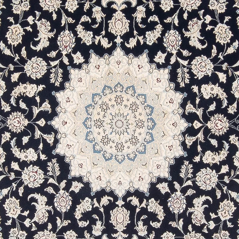 Nain Teppich 198x297cm - Perserteppich - dunkelblau