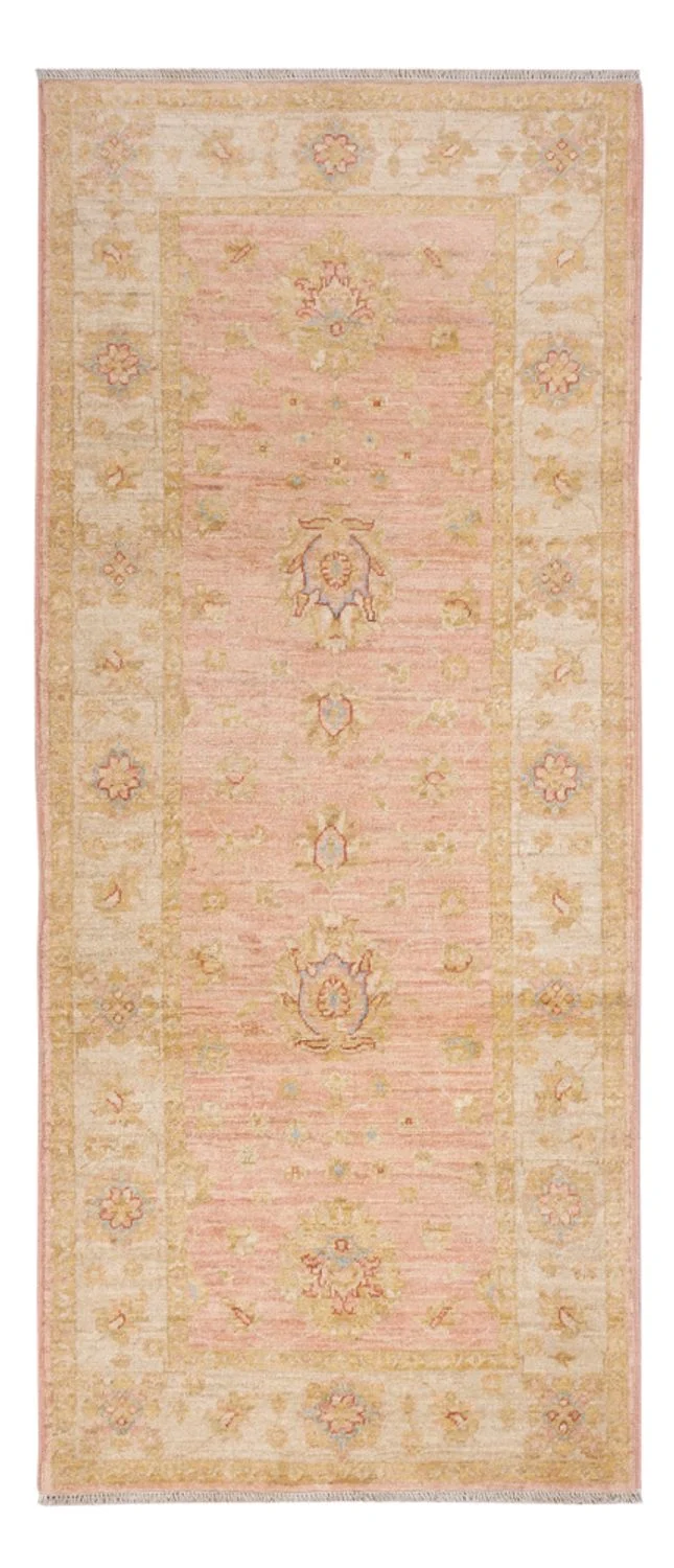 Ziegler Teppich 86x200cm - Orientteppich - hellrot