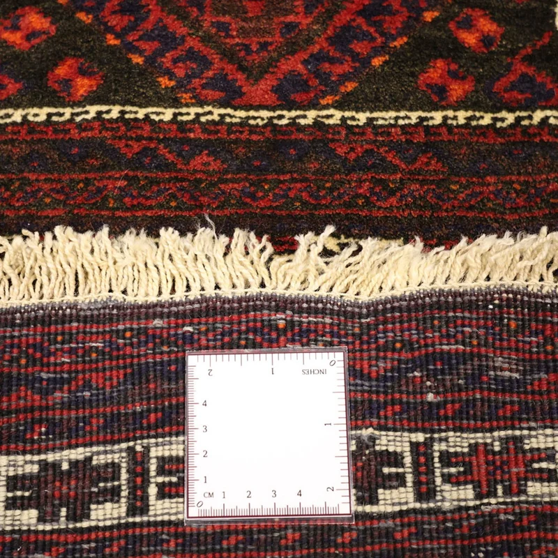 Belutsch Teppich 102x194cm - Orientteppich - dunkelrot